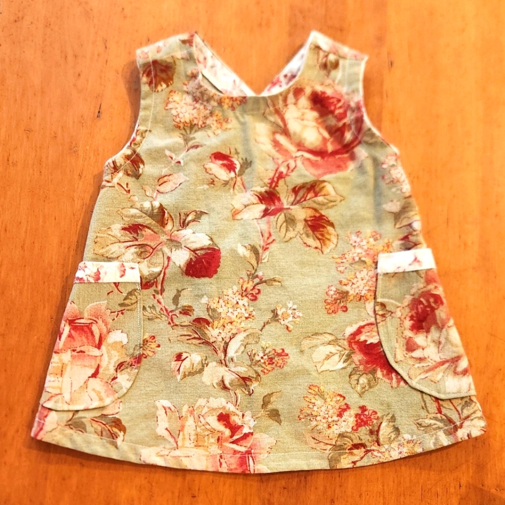 18m - 24m Girls Cross Back Apron